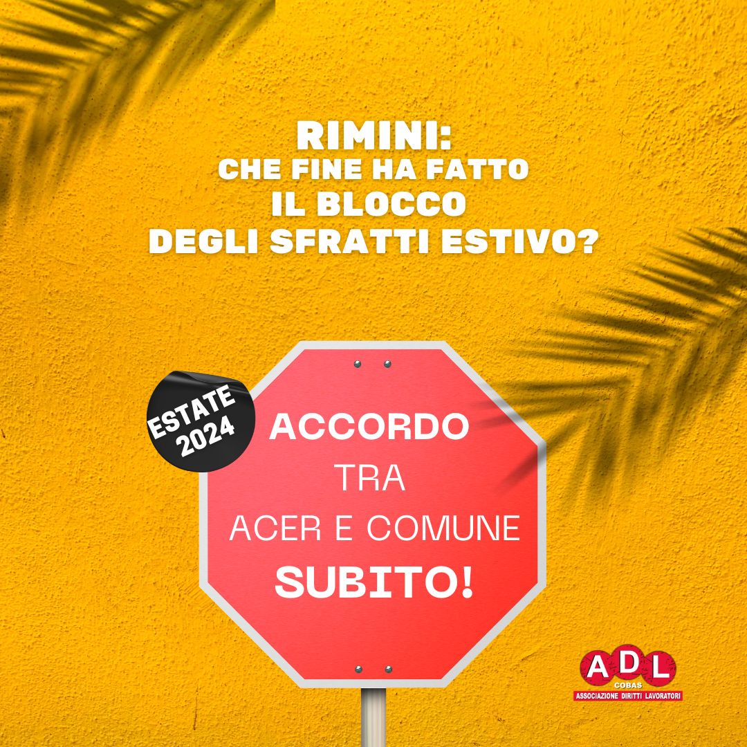 Rimini Che Fine Ha Fatto Il Blocco Degli Sfratti Estivo